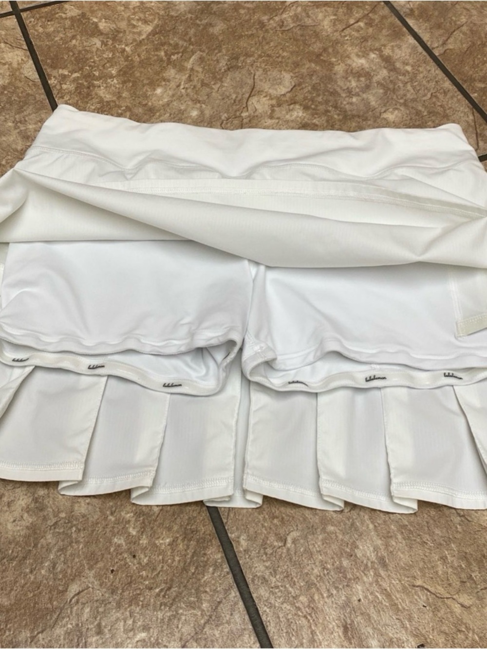 Lululemon Pace Setter Skirt Skort Tennis Running Size 10 Tall - Picture 5 of 11